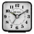 HERWEG DESPERTADOR QUARTZ QUAD SILENCIOSO PQ PRETO 250434