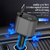 Cargador Auto 12v Celular Carga Rápida 120w Retractil Usb-c