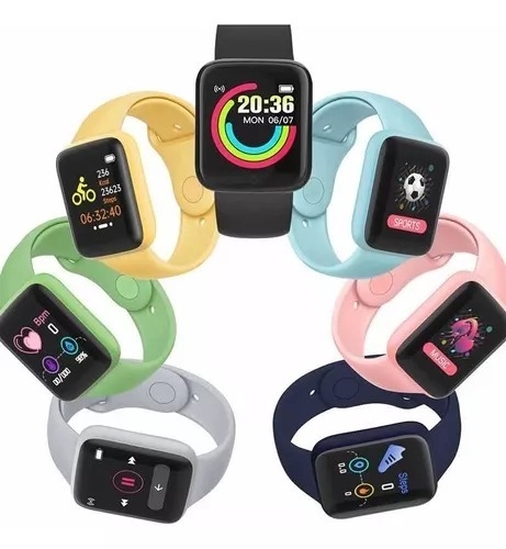 Reloj Inteligente Smartwatch Macaron Color