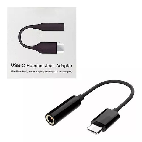 Adaptador De Auriculares Para Samsung Motorola Tipo C A Jack 3.5