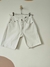 bermuda levis branca jeans 100% algodão