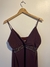vestido de festa roxo longo dolps tamanho p - comprar online