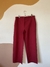 calça alfaiataria vermelho bordô da marca Luby tamanho g