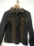 jaqueta jeans marrom acinturada - comprar online