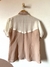 camisa rosa rendada - comprar online