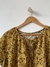 Blusa floral amarelo mostarda - comprar online