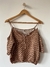blusa ciganinha marrom