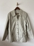 blazer de couro bege