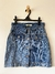 saia de botao jeans tamanho P