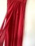 vestido vermelho longo com fendas - comprar online