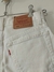 bermuda levis branca jeans 100% algodão - comprar online