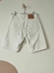 bermuda levis branca jeans 100% algodão - Pixel Brechó