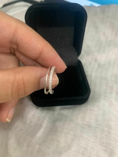 ANEL PRATA ABERTO DOIS AROS - comprar online