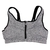 Frente zíper sutiãs esportivos para as mulheres mais tamanho roupa interior gi - comprar online