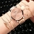 Imagem do 2022 Luxury Women Watches Bracelet Wristwatches Fashion Ladies Quartz Watch Dres