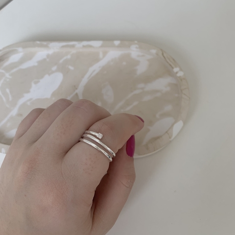 ANEL 2 FIOS COM ZIRCÔNIA - comprar online