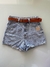 Short jeans acompanha cinto