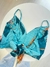 Cropped estampado azul LUNE - comprar online
