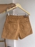 Short jeans marrom na internet