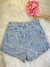 Short jeans acompanha cordinha - Cereja Doce Boutique
