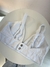 Cropped jeans branco - loja online
