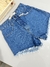 Short lavagem media escura Lady Rock