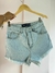 Short azul lavagem clara - Lady Rock