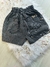 Short preto marmorizado com elastico na cintura - comprar online