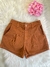 short jeans marrom - comprar online
