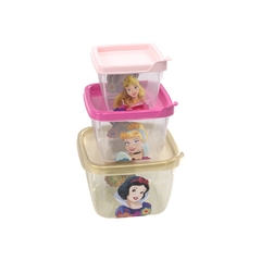 Conjunto 3 Potes Princesas