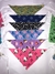 100 Bandanas M para macho é fêmea