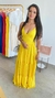 Vestido longo Paty- Alça fina Poliéster e elastano - loja online