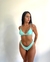 Biquini Luiza azul piscina