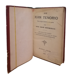 Jose Zorrilla. Don Juan Tenorio.