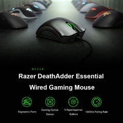 Mouse com fio, Razer Original DeathAdder Essencial com fio Gaming Mouse Mouse 6. na internet