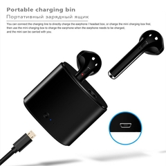 I7s tws fones de ouvido bluetooth 5.0 fones de ouvido sem fio estéreo baixo fon - Speedy