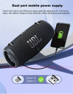 Imagem do Jbl xtreme 3 sem fio bluetooth 5.1 alto-falante xtreme3 poderoso baixo som port?