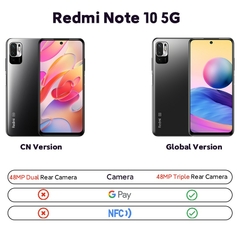 Global ROM Xiaomi Redmi Note 10 5G 128GB/256GB 7nm Dimensity 700 6.5" Displ - comprar online