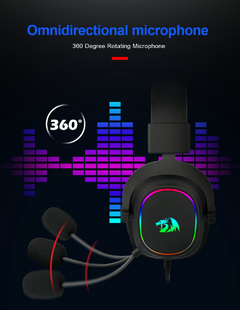 REDRAGON ZEUS X H510 RGB Gaming USB Fone De Ouvido com cancelamento de Ruído, 7 - comprar online