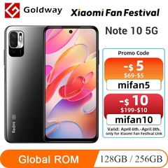 Global ROM Xiaomi Redmi Note 10 5G 128GB/256GB 7nm Dimensity 700 6.5" Displ - comprar online