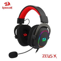 REDRAGON ZEUS X H510 RGB Gaming USB Fone De Ouvido com cancelamento de Ruído, 7 na internet