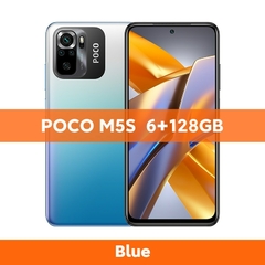 Novo poco m5s versão global smartphone 64gb/128gb mtk g95 octa núcleo 64mp qua - loja online