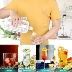 Multi-função cubo de gelo bandeja molde bola de gelo fabricante fogão cubo de na internet