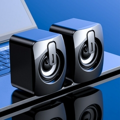 Computador de áudio desktop casa subwoofer bluetooth pequeno alto-falante com f - loja online