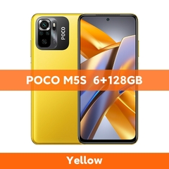 Novo poco m5s versão global smartphone 64gb/128gb mtk g95 octa núcleo 64mp qua