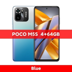 Imagem do Novo poco m5s versão global smartphone 64gb/128gb mtk g95 octa núcleo 64mp qua