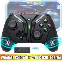 Bonadget para nintendo switch pro + 2.4g gamepad sem fio para windows 7/8/10/ios
