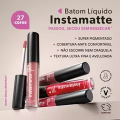 Batom Líquido Vinho Marsalili Instamatte 4ml - RubiZucoloto