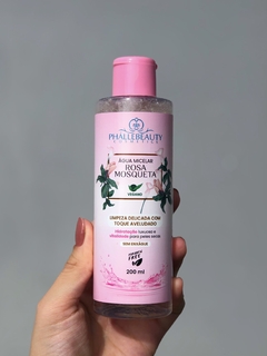 Água Micelar Rosa Mosqueta Phallebeauty.
