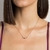 Gargantilha rommanel borboletas folheada a ouro com zircônias - tam.50 532382 - comprar online